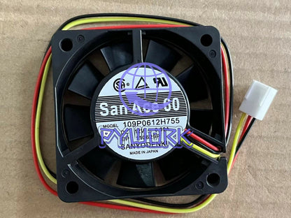 Sanyo 6015 6CM 109P0612H755 12V 0.09A inverter cooling fan~