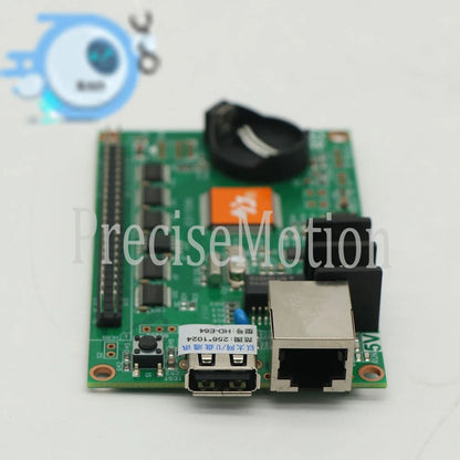 1PCS HD-E64 network port + U disk control card LED strip screen card~