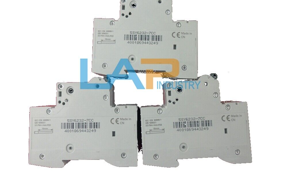 new QTY:1  FOR SIEMENS 5SY6232-7CC 2P 32A Miniature Circuit Breaker