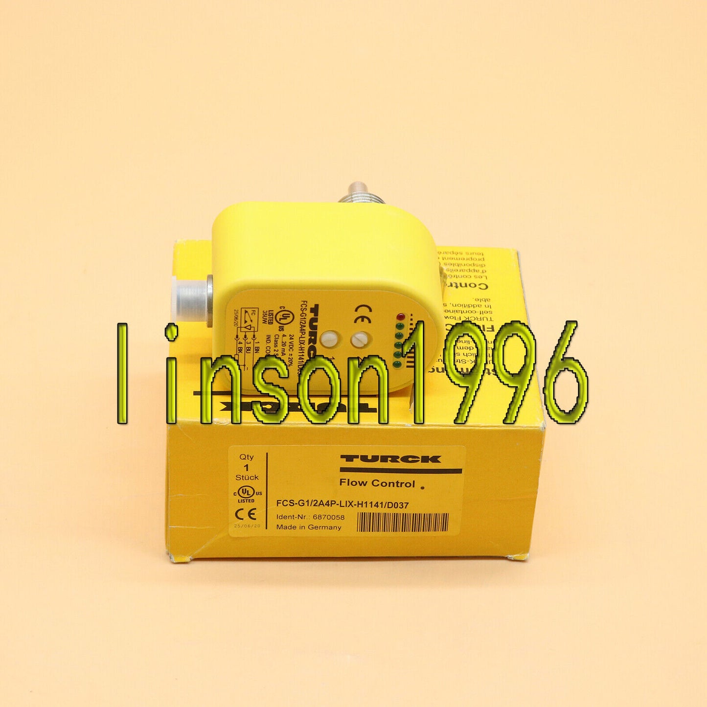 new TURCK FCS-G1-2A4P-LIX-H1141-D037 Pressure Switch Ship - TURCK