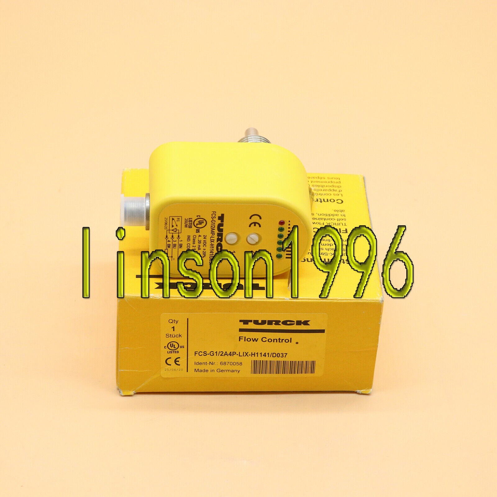 new TURCK FCS-G1-2A4P-LIX-H1141-D037 Pressure Switch Ship - TURCK