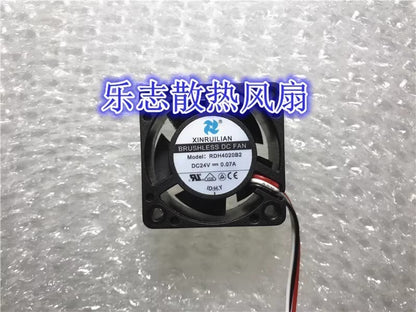 XINRUILIAN RDH4020B2 4020 DC24V 0.07A 3-wire inverter cooling fan
