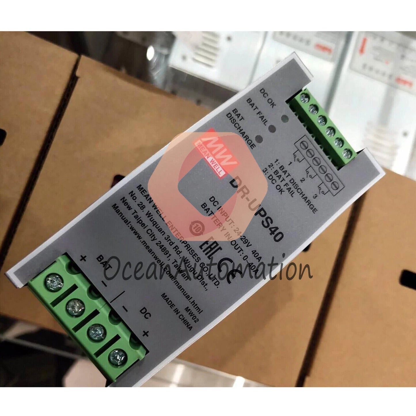 1PCS Mean Well DR-UPS40 24V 40A Switching Power Supply Free Shipping