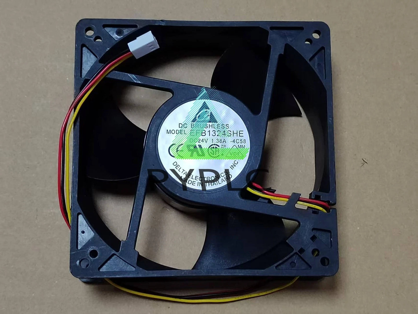 Delta EFB1324SHE 24V 1.38A 12738 12.7CM axial flow ball inverter cooling fan~