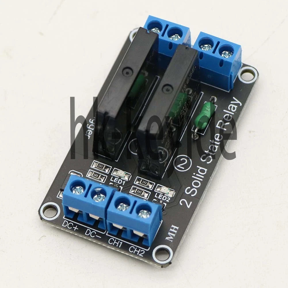 2 Channel SSR G3MB-202P Solid State Relay Module with Resistive Fuse 5V