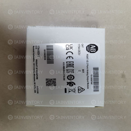 New Factory Sealed AB 1734-OE2V POINT 2 Point Analog Output Module - KOEED