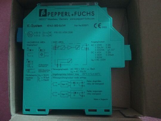 new One  For Pepperl+Fuchs KFA5-SR2-Ex1.W Fuchs barrier Fast Ship Pepperl