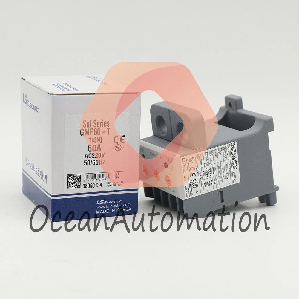 1PCS LS Electronic Motor Protection Relay GMP60-T 60A AC220V GMP60T