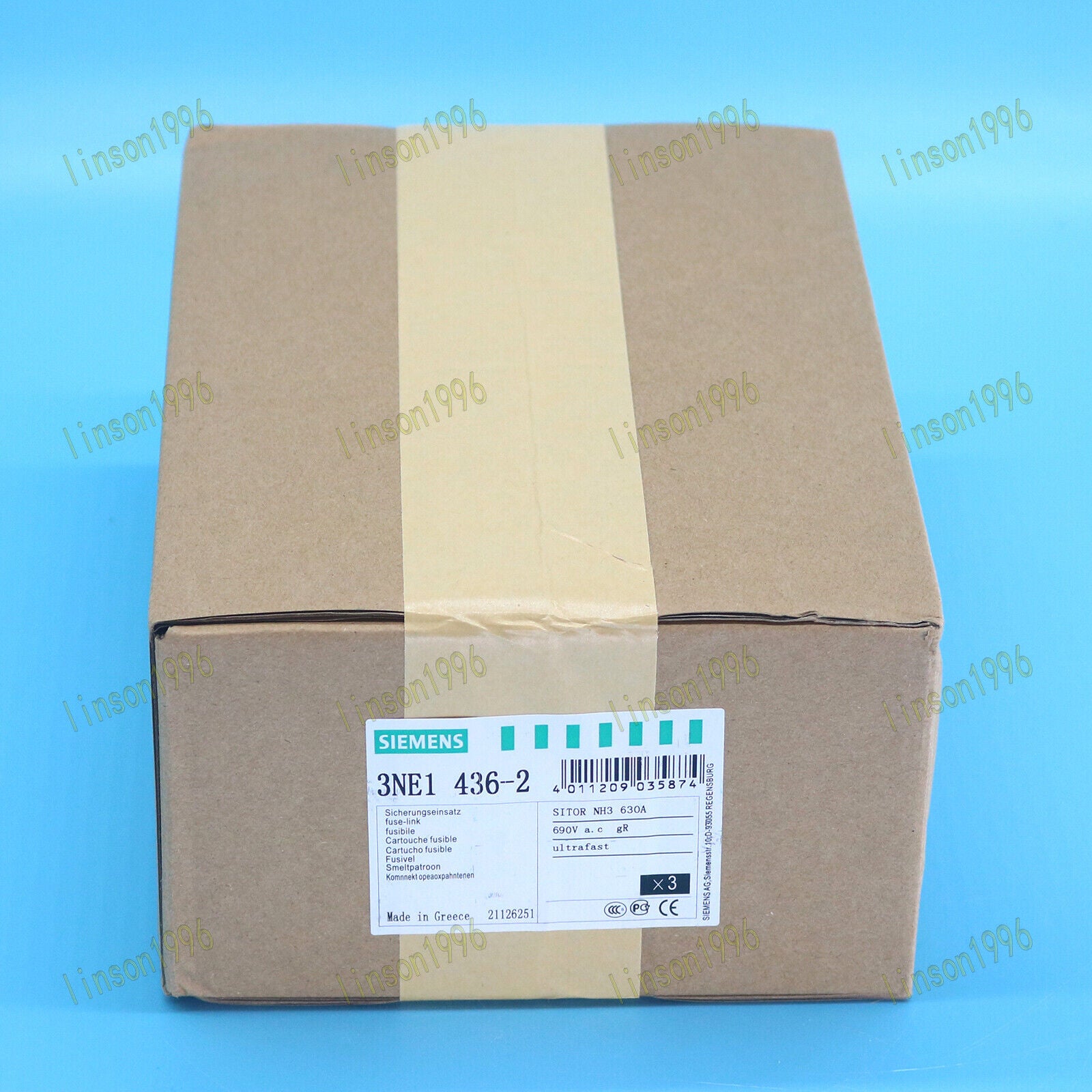 new  3pc/box For Siemens 3NE1436-2 3NE1 436-2 630A 690V Fuse
