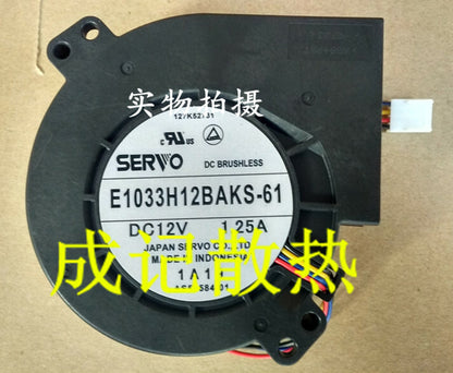 1pcs  SERVO E1033H12BAKS-61 10cm 1033 12v 1.25A cooling fan
