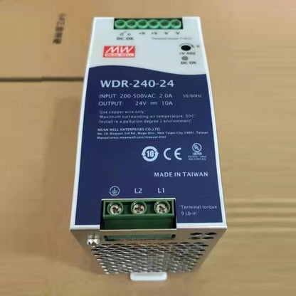 MEAN WELL WDR-240-24 24V 10A 240W Single Output DIN-Rail Power Supply