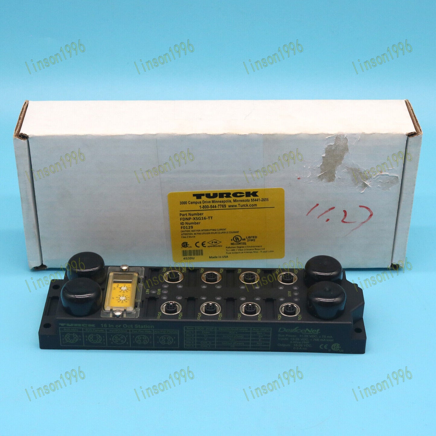 One FDNP-XSG16-TT TURCK module in box 1 year - ONE