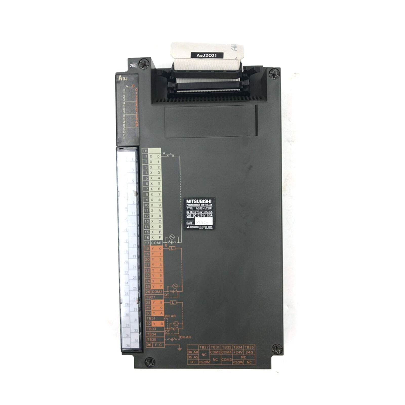 Mitsubishi A0J2-E28DT PLC module for industrial automation and control systems - MITSUBISHI