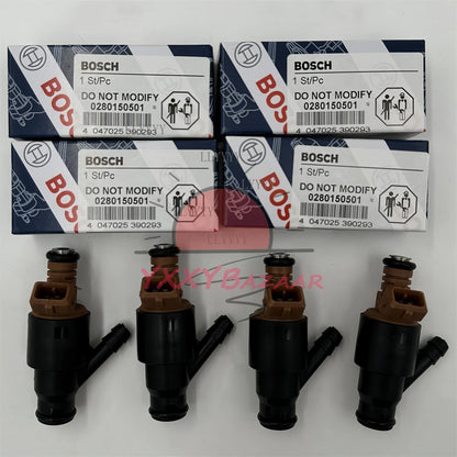 4x OEM Bosch Fuel Injectors 0280150501 for 94 - 99 BMW 318i 318ti 318is Z3 l4 CA