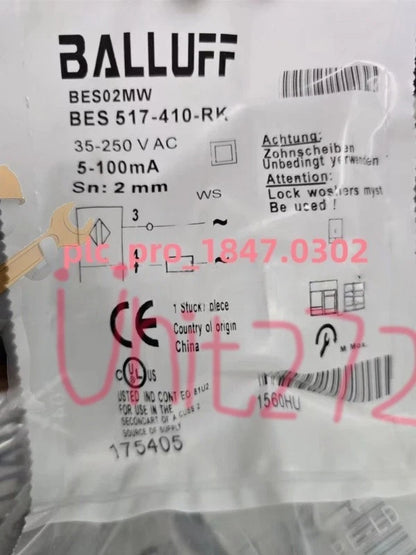 BES 517-410-RK 1PCS Balluff BES02MW Proximity Switch Fast Shipping #u