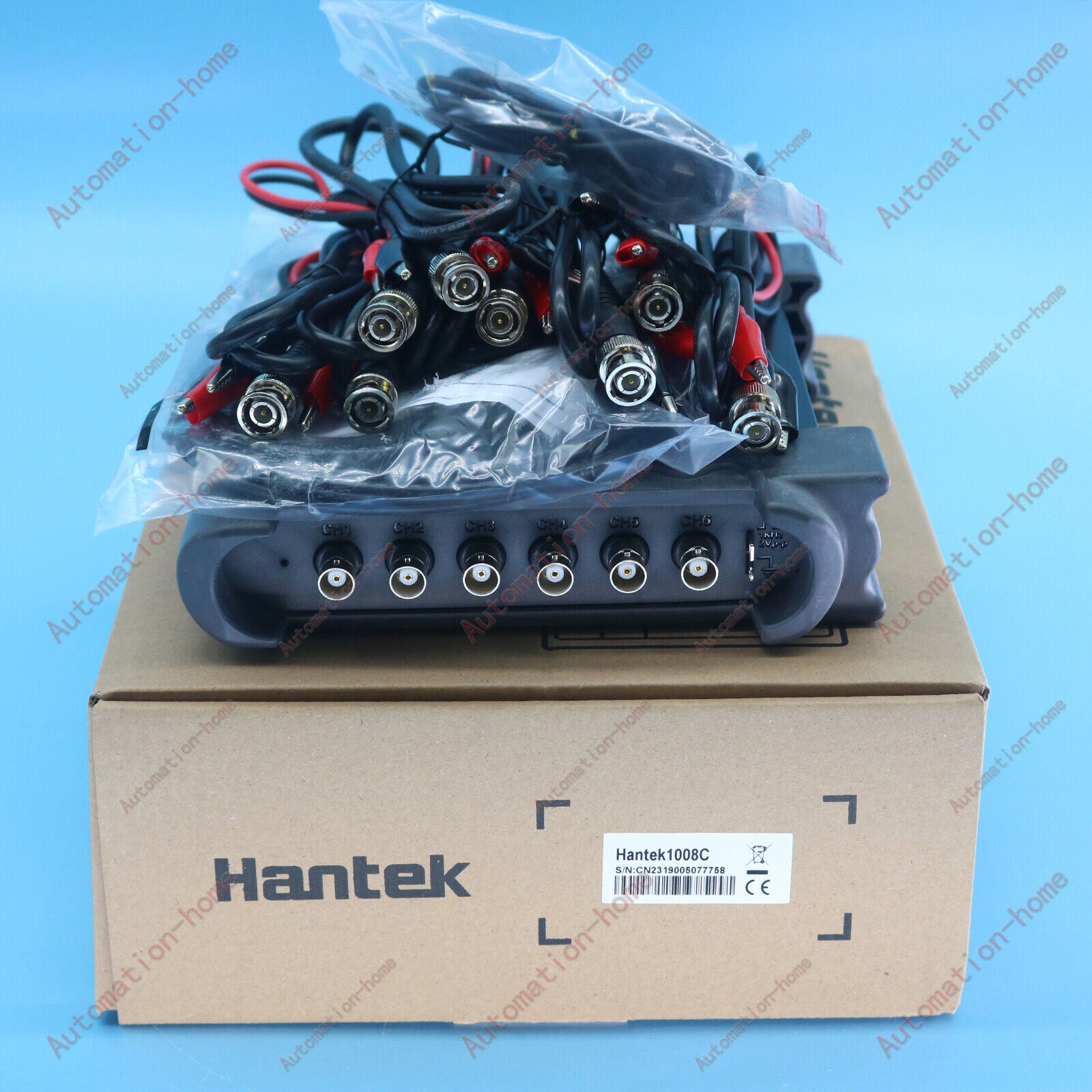 new Hantek 1008C 8 Channel Virtual Automotive Oscilloscope DAQ Signal Generator