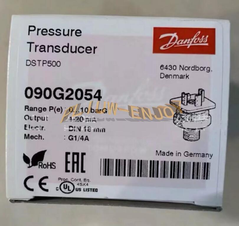 Danfoss Pressure Transmitter 090G2054 DSTP500 with 500 Bar Pressure Range and 4-20 mA Output Signal - DANFOSS