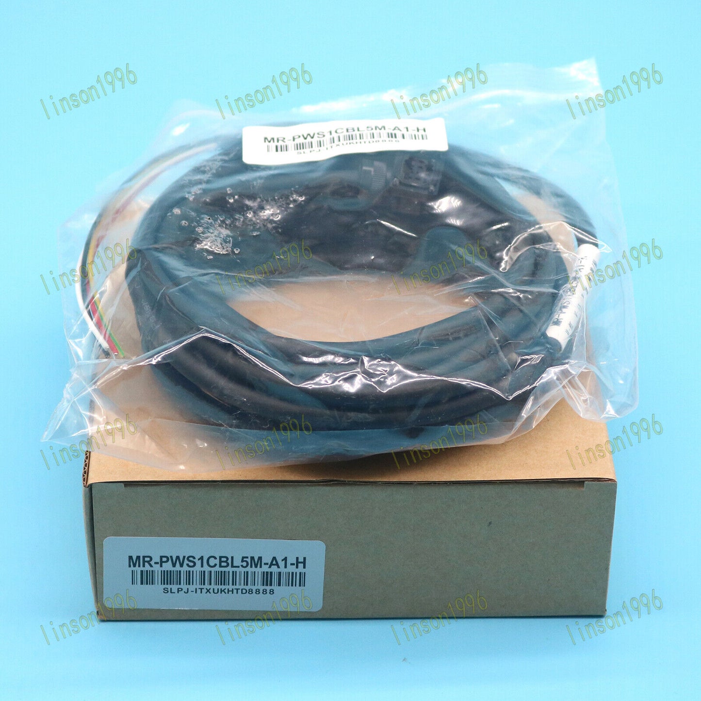 1PC Mitsubishi compatible servo power cable MR-PWS1CBL5M-A1-H - MITSUBISHI