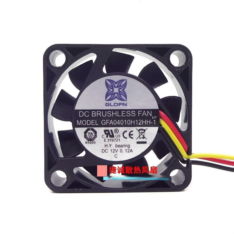 GLOFN GFA04010H12HH-1 4CM 12V 0.12A 4010 3-wire chassis Computer fan