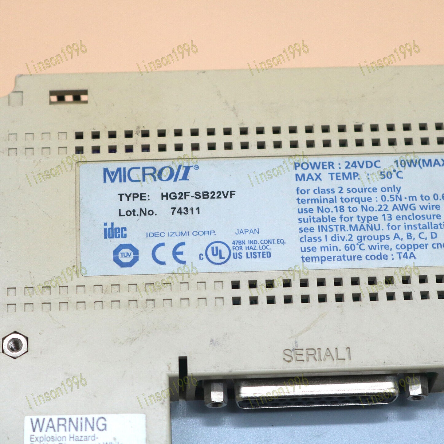 Used IDEC HG2F-SB22VF Screen Tested Good - IDEK