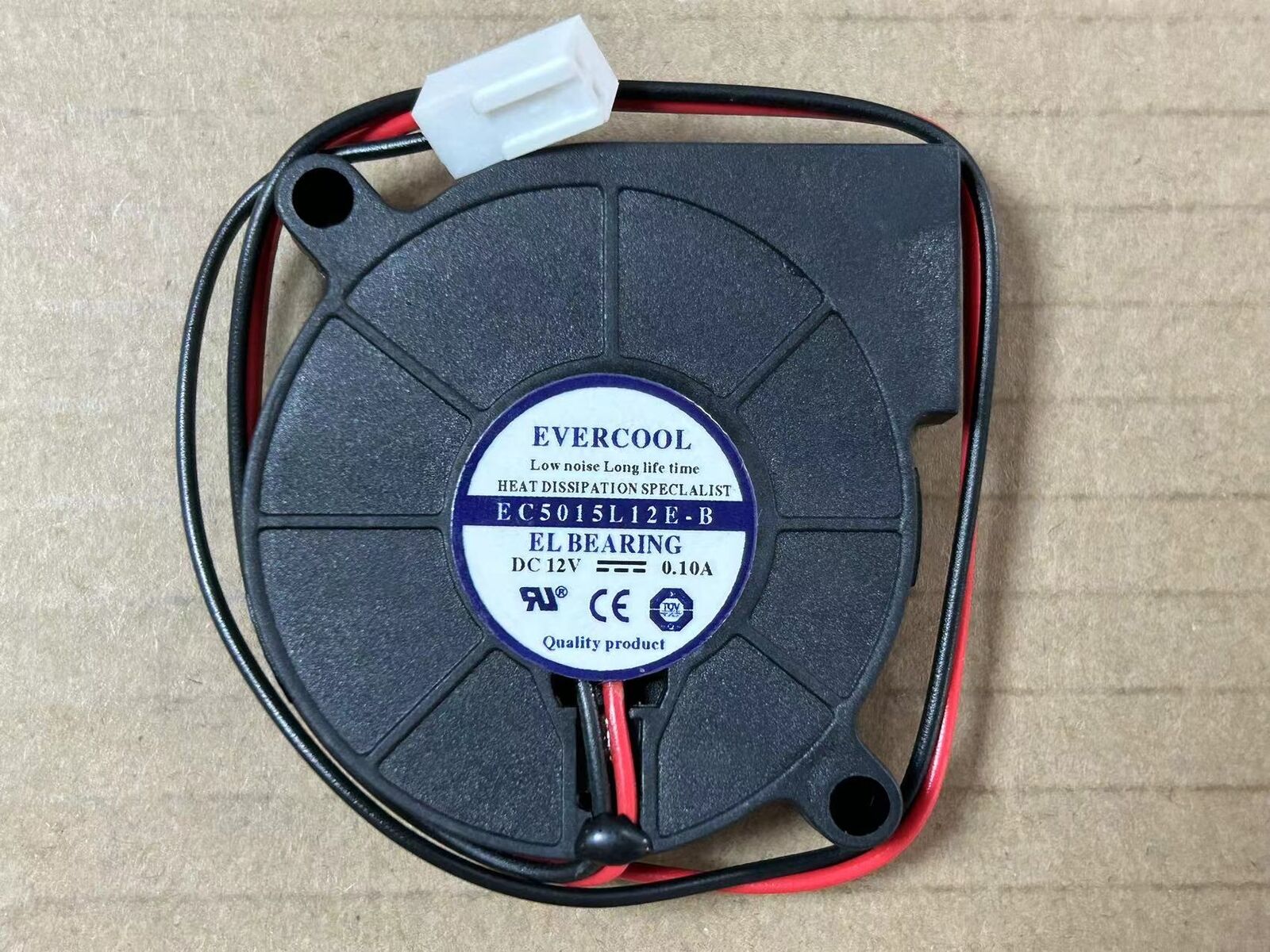 EVERCOOL Blower Mute Cooling Fan DC12V 0.10A 50x50x15mm 2Wire - EVERCOOL