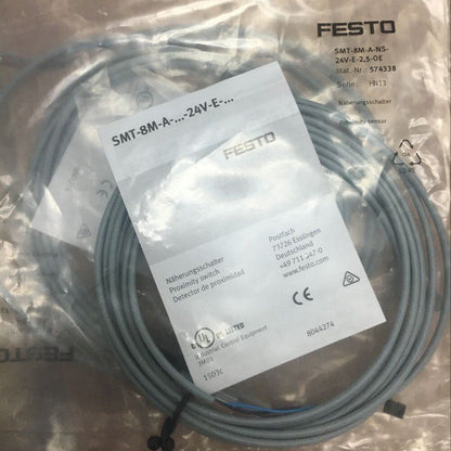 FESTO Magnetic Switch SMT-8M-A-NS-24V-E-2,5-OE Fast - FESTO