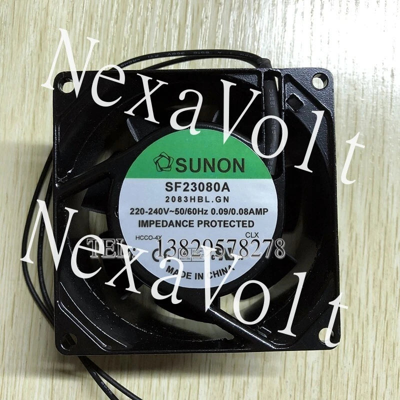SUNON 2083HBL SF23080A 220V Ball Bearing Axial Fan
