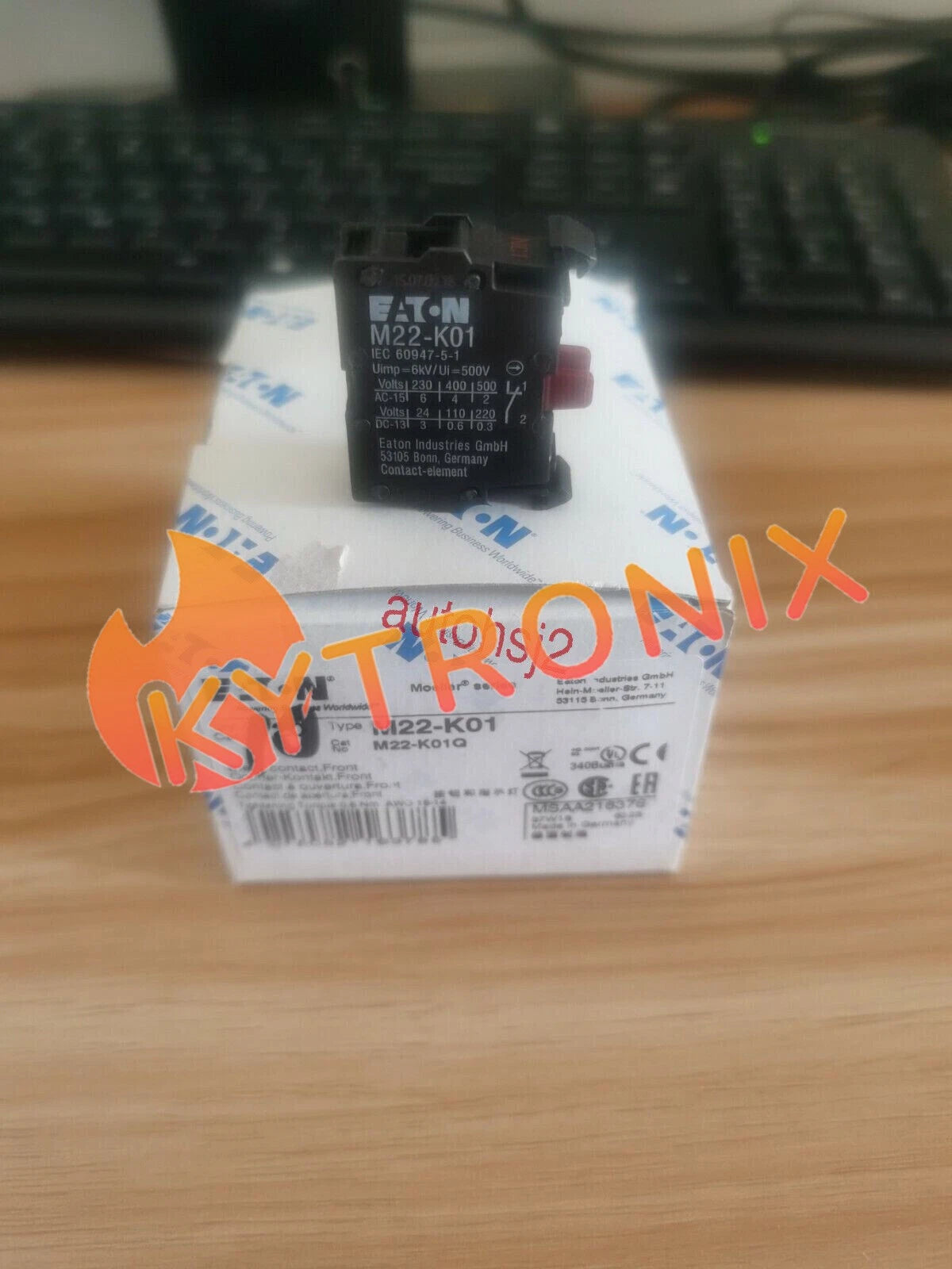 10PCS Eaton Moeller M22-K01 M22K01 Contact 1NC