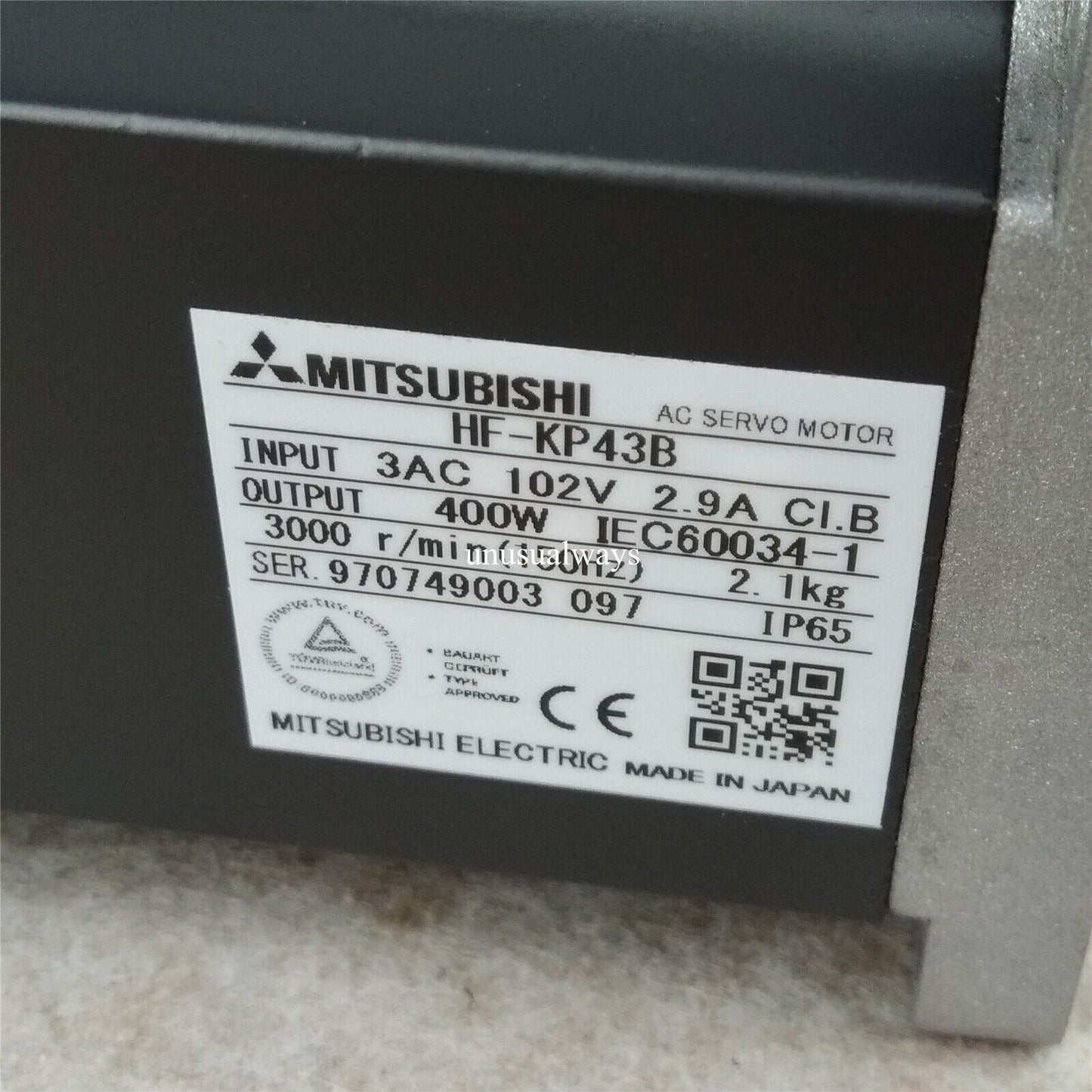 Mitsubishi Servo Motor HFKP43B - MITSUBISHI