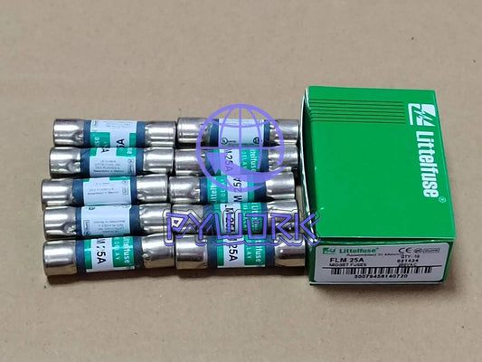 10PCS/box for Littelfuse FLM-25 FLM25 FLM 25A 250Vac TIME-DELAY FUSE~