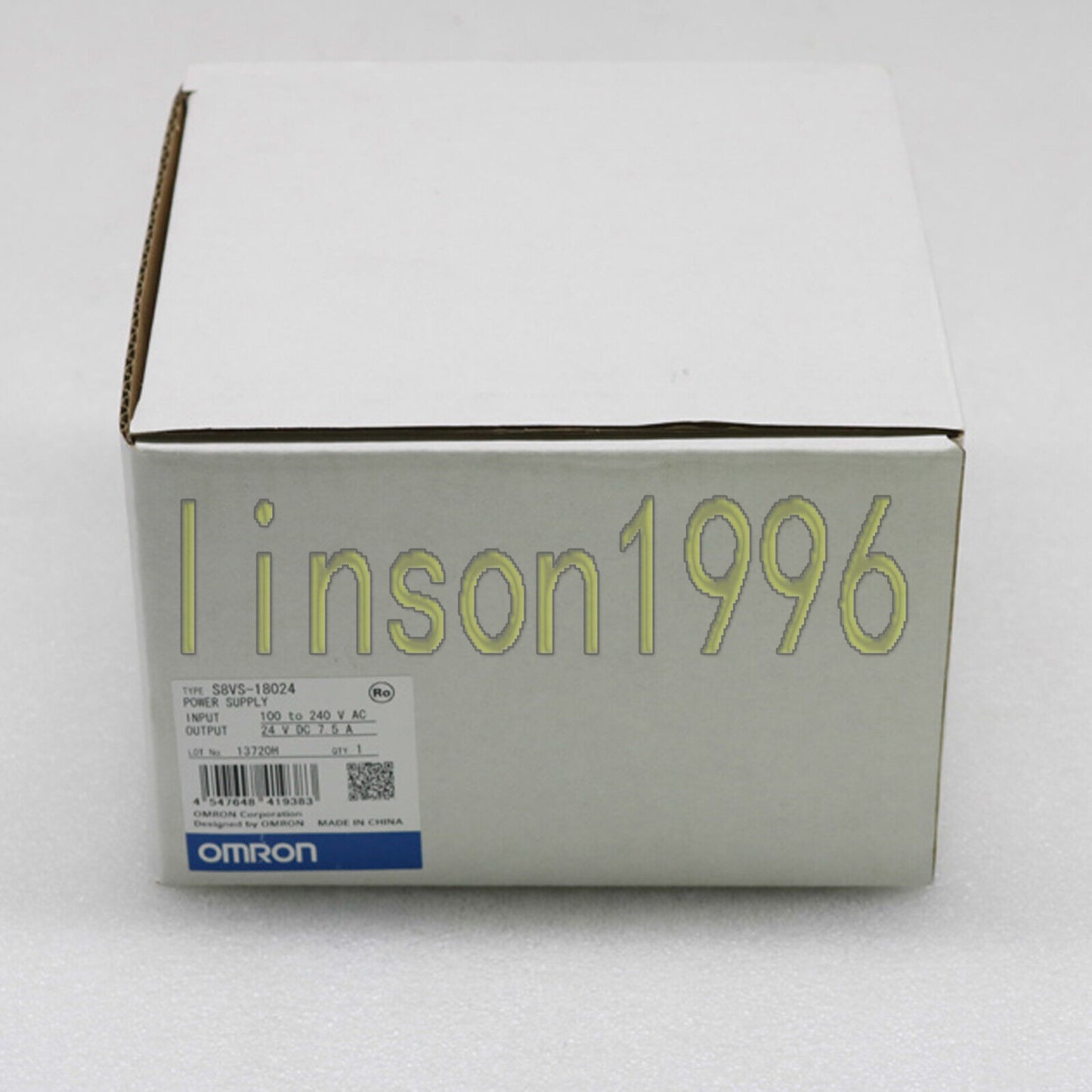 Omron S8VS-18024 Switching Power Supply, 1-Year Warranty - OMRON