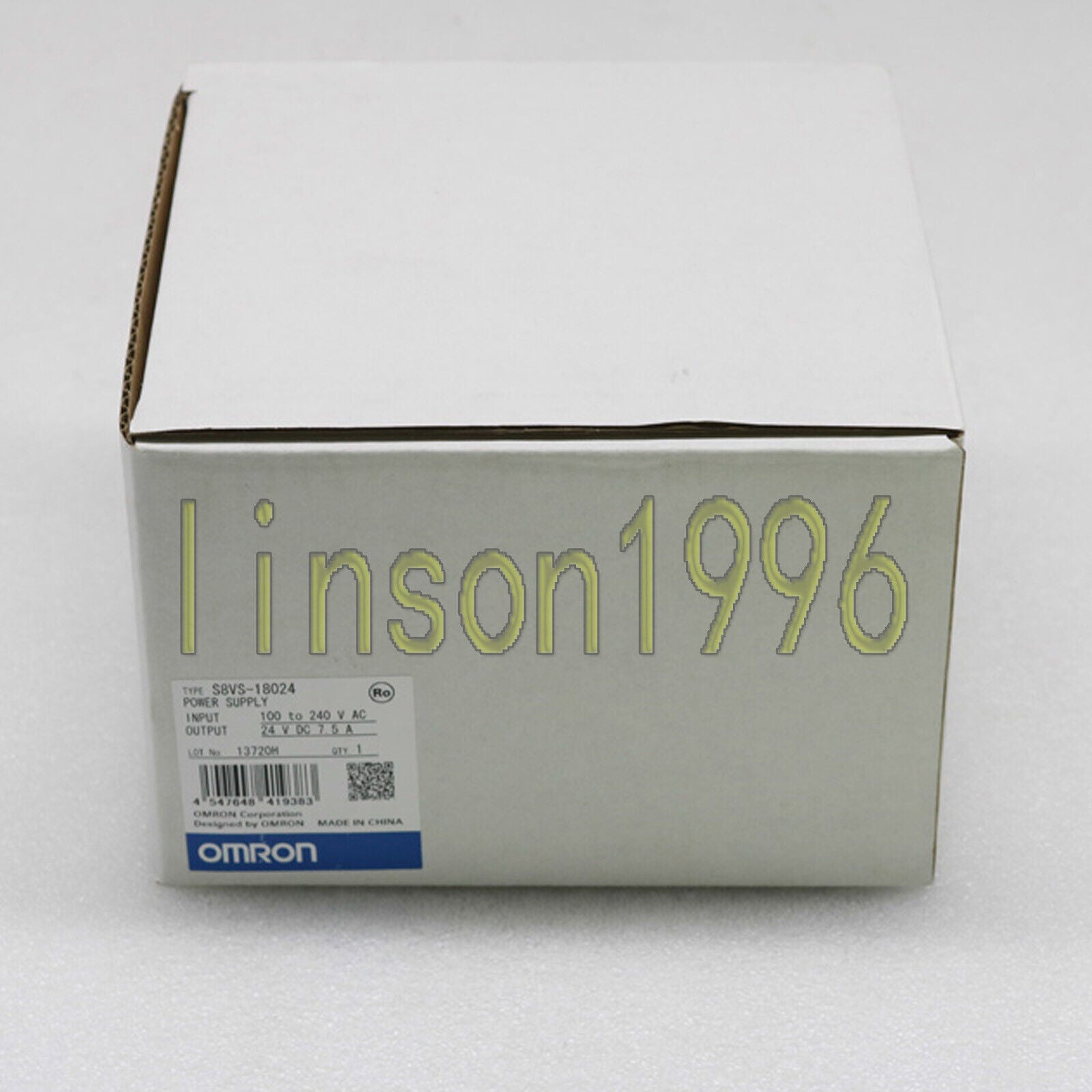 Omron S8VS-18024 Switching Power Supply, 1-Year Warranty - OMRON