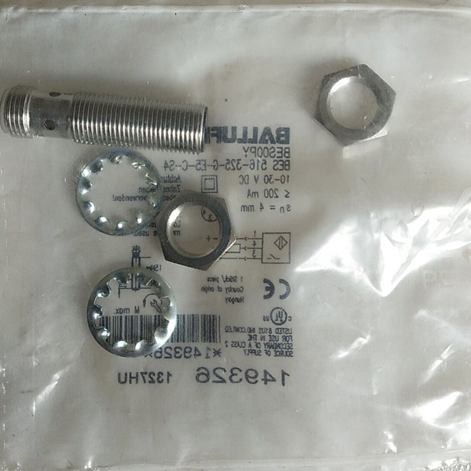 Balluff Proximity Switch BES 516-325-G-E5-C-S4 - BALLUFF