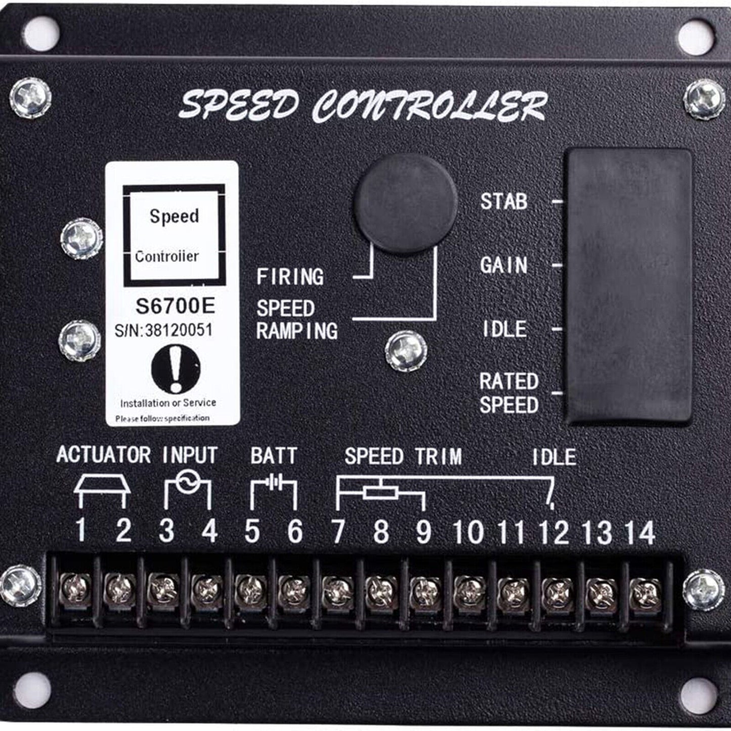 CUMMINS S6700E Generator Speed Controller - High Efficiency, Stable Performance, Customizable Settings - CUMMINS