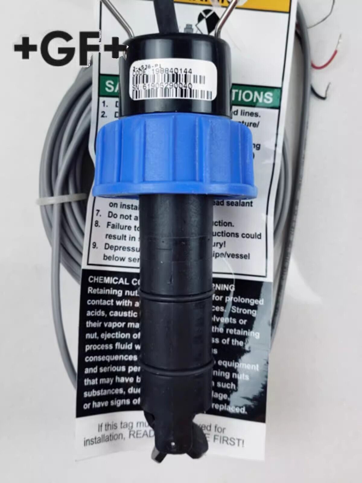 new 1pcs +GF+ Integrated Rotating Wheel Flowmeter Sensor Probe 3-2536-P1 - +GF+