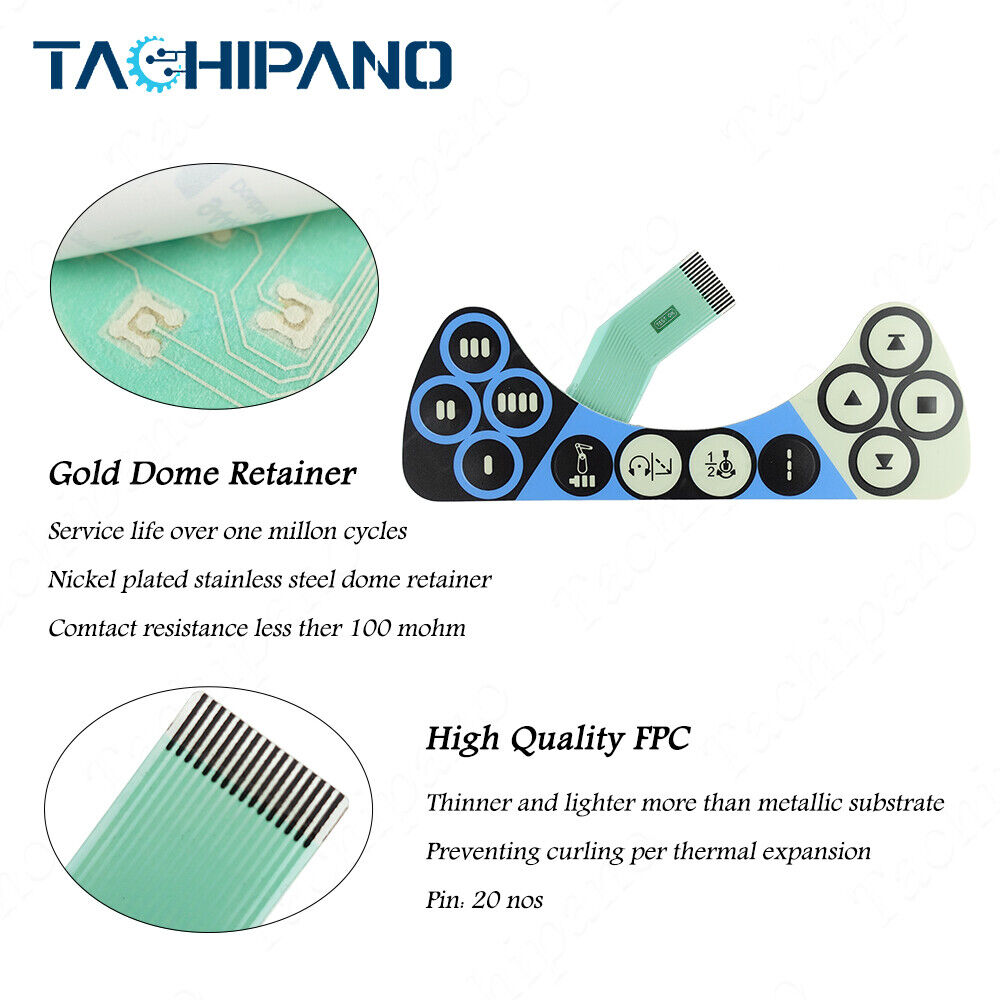 new Membrane keypad for DSQC679 Teach Pendant 3HAC028357-001 IRC5 - KOEED
