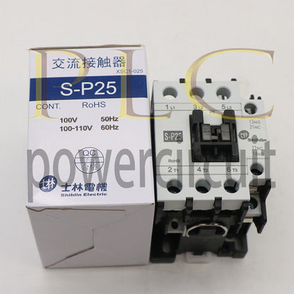 new Shihlin S-P25 AC Magnetic Contactor, 25A , 110V 1PCS - SHIHLIN