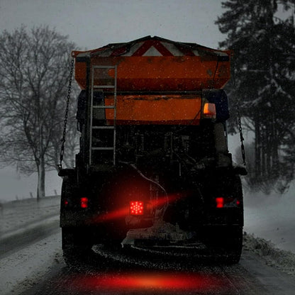 new 12 LED Tow Rear Tail Stop Brake Light 12V 2" Trailer Hitch Cover Light