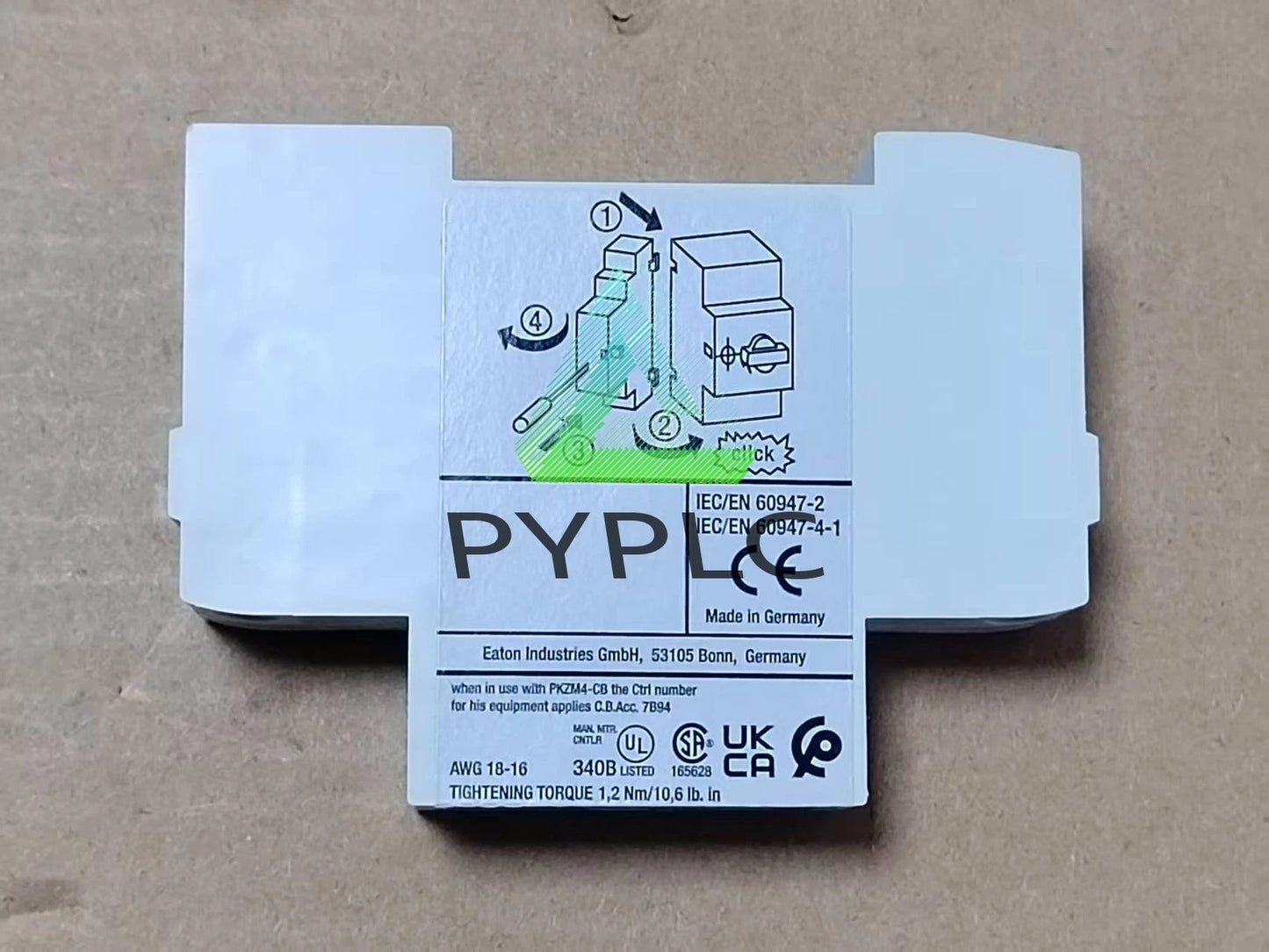1pcs U-PKZ0 230V 50HZ Undervoltage Release Motor Protection Switch