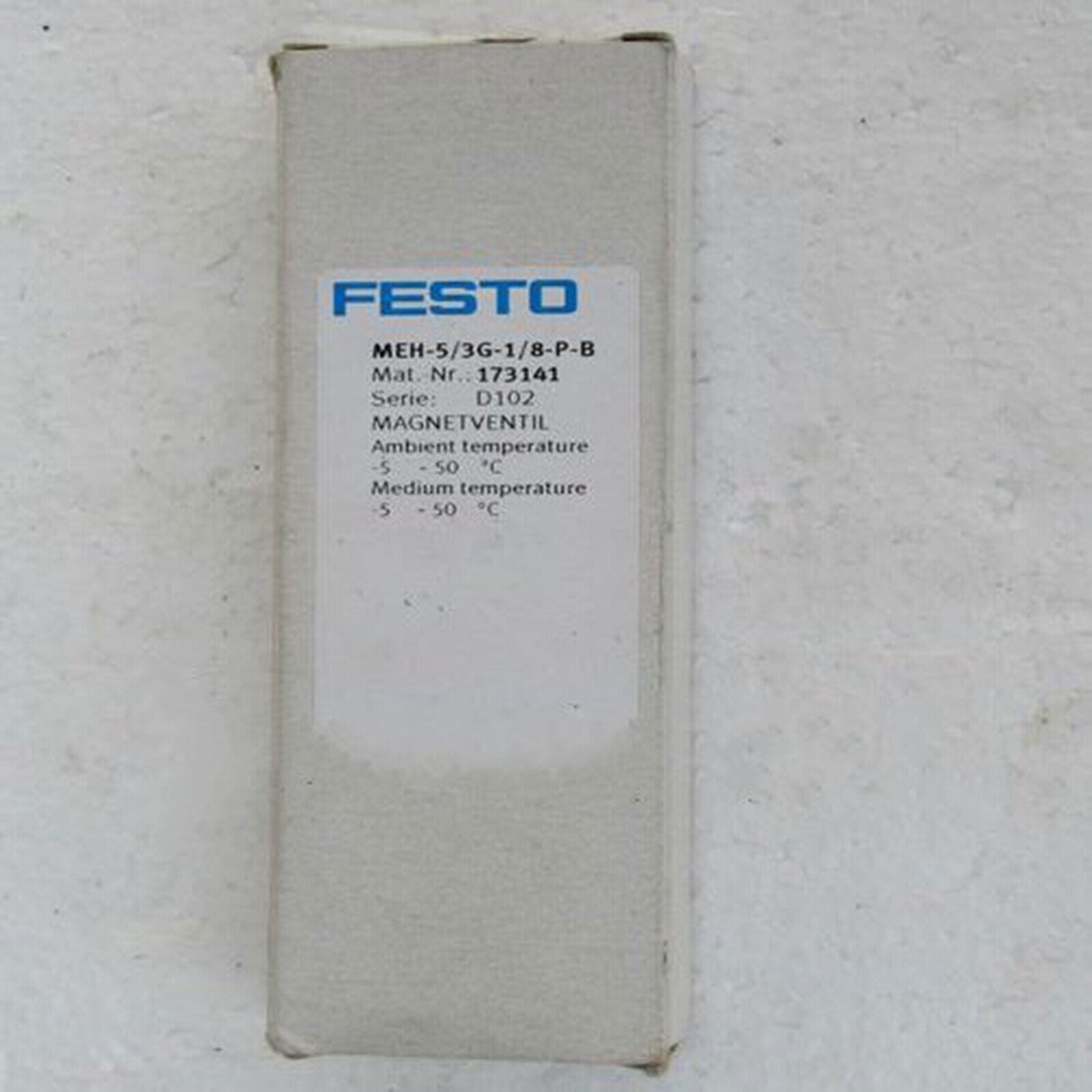 new 1PC FESTO MEH-5/3G-1/8-P-B 173141 Solenoid Valve - FESTO