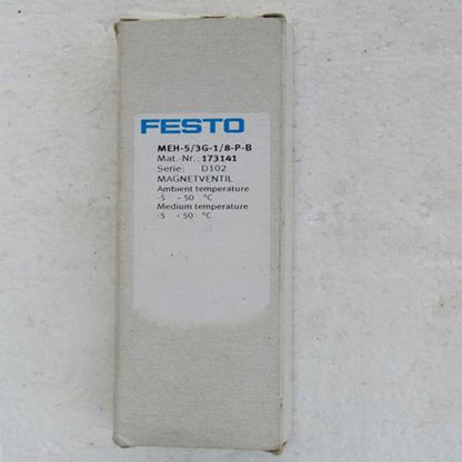 new 1PC FESTO MEH-5/3G-1/8-P-B 173141 Solenoid Valve - FESTO