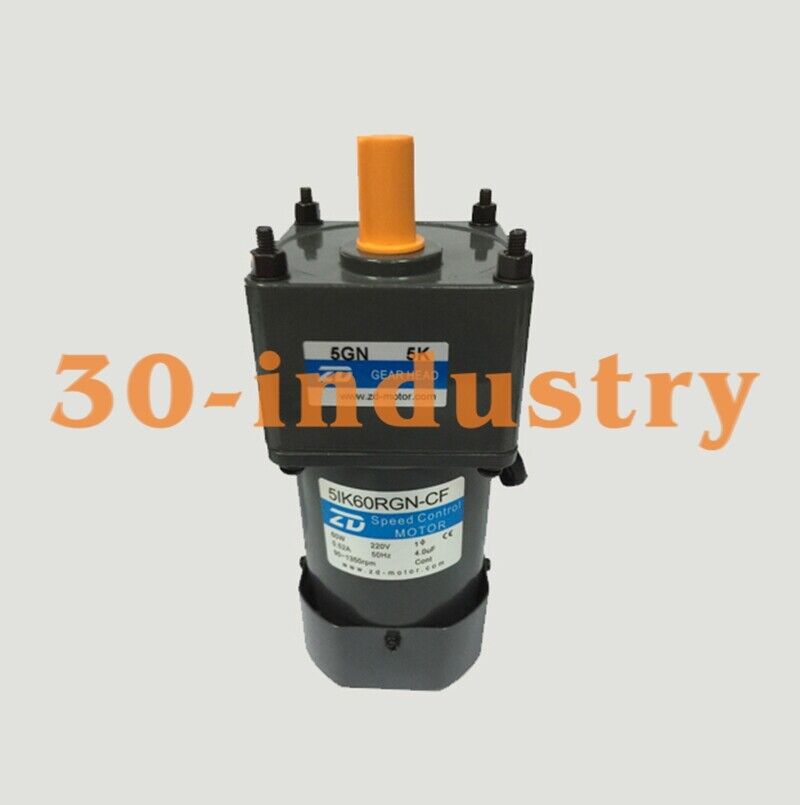 ZD 220V 60W AC Single-phase Speed Motor Model 5IK60RGN-CF-5GN5K - ZD