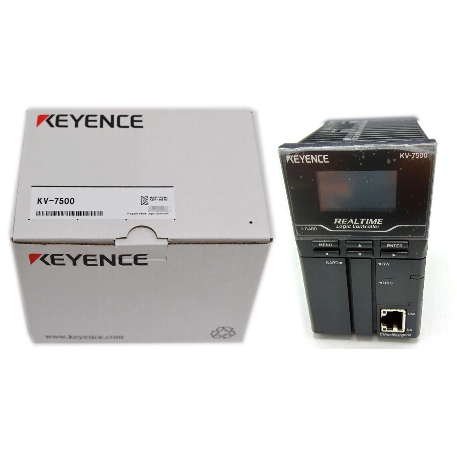 New In Box KEYENCE KV7500 Programmer Controller, 7500 in Box, KV7500 Controller, Programming Device, New in Box KV7500, KV7500 Controller for Programming, New In Box KV7500 Controller - KEYENCE