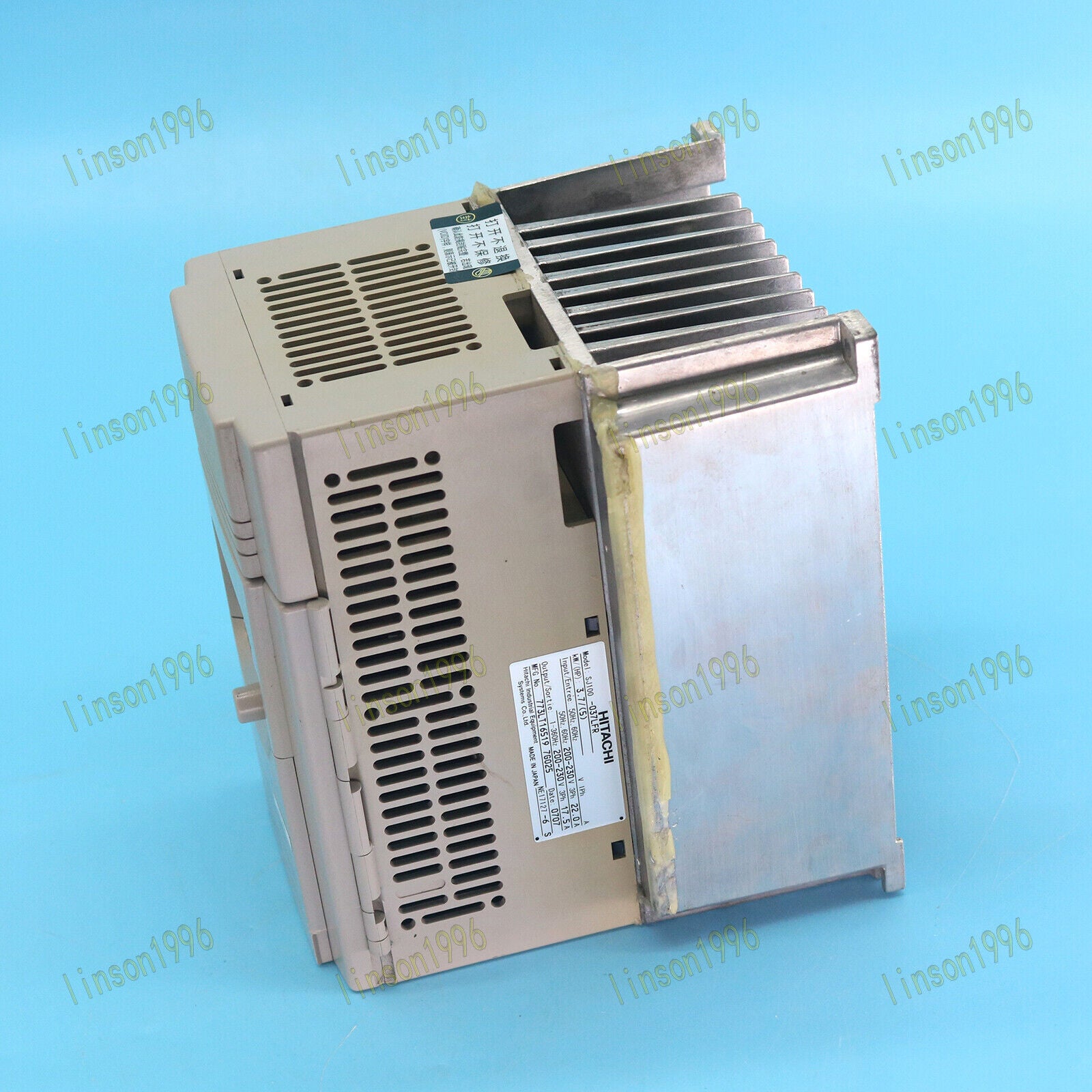 used 1PC  Hitachi Inverter SJ100-037LFR 220V- 3.7KW Fast Hitachi