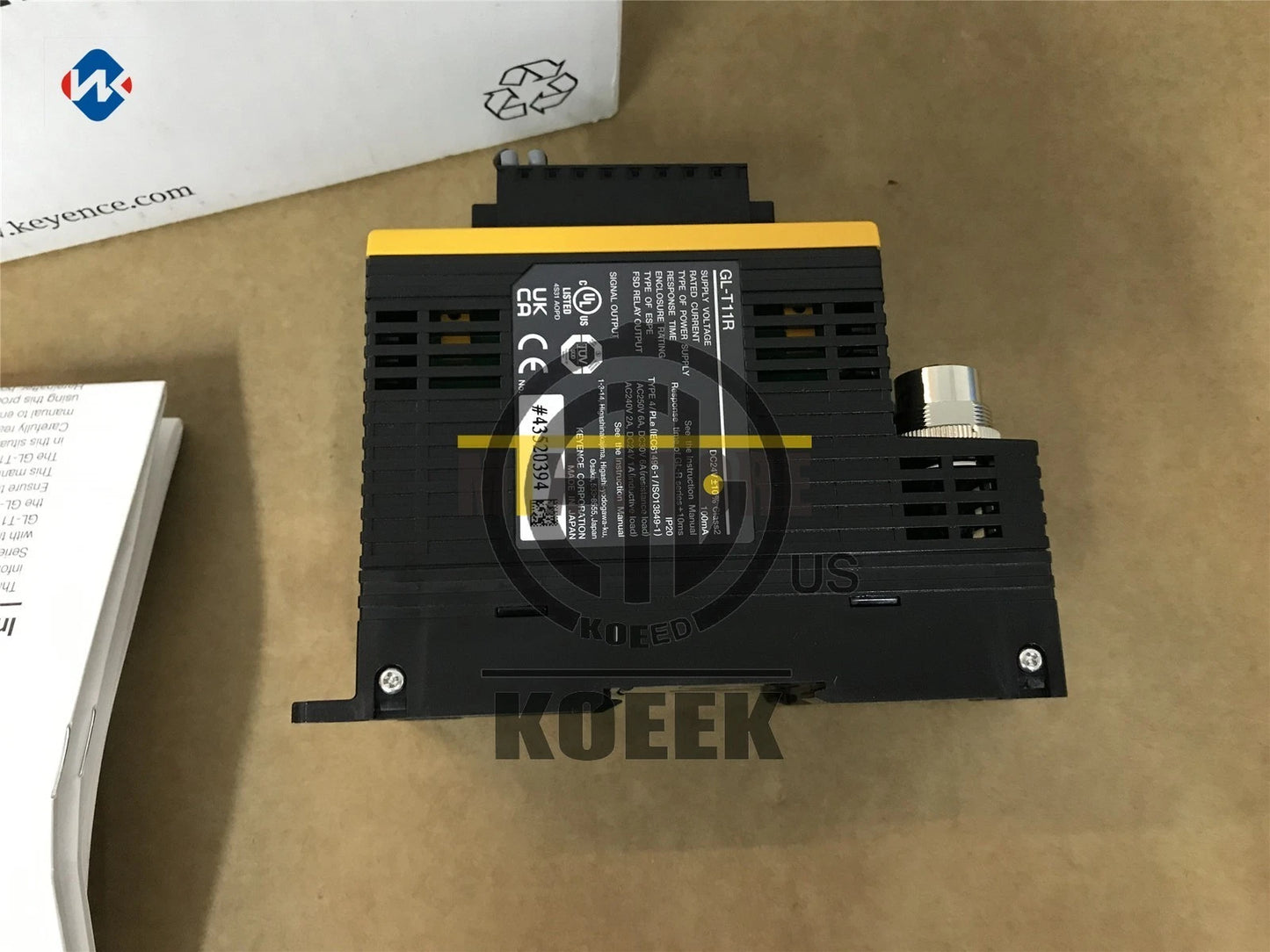 1PCS KEYENCE GL-T11R 24VDC NSNP