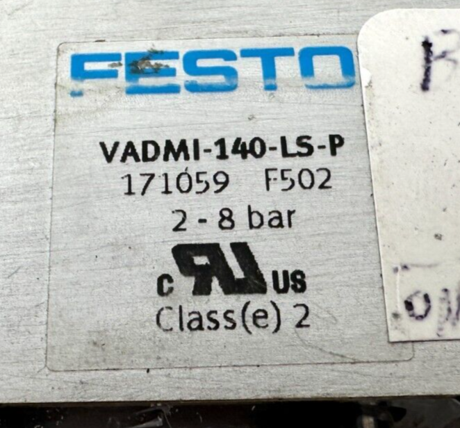 used Festo VADMI-140-LS-P Vacuum Generator - FESTO