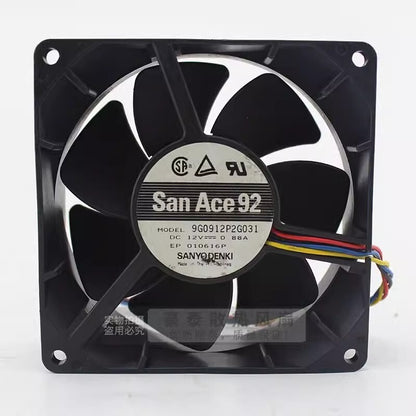 SANYO 9G0912P2G031 9032 DC12V 0.88A 9CM 4-Wire PWM Server Cooling Fan