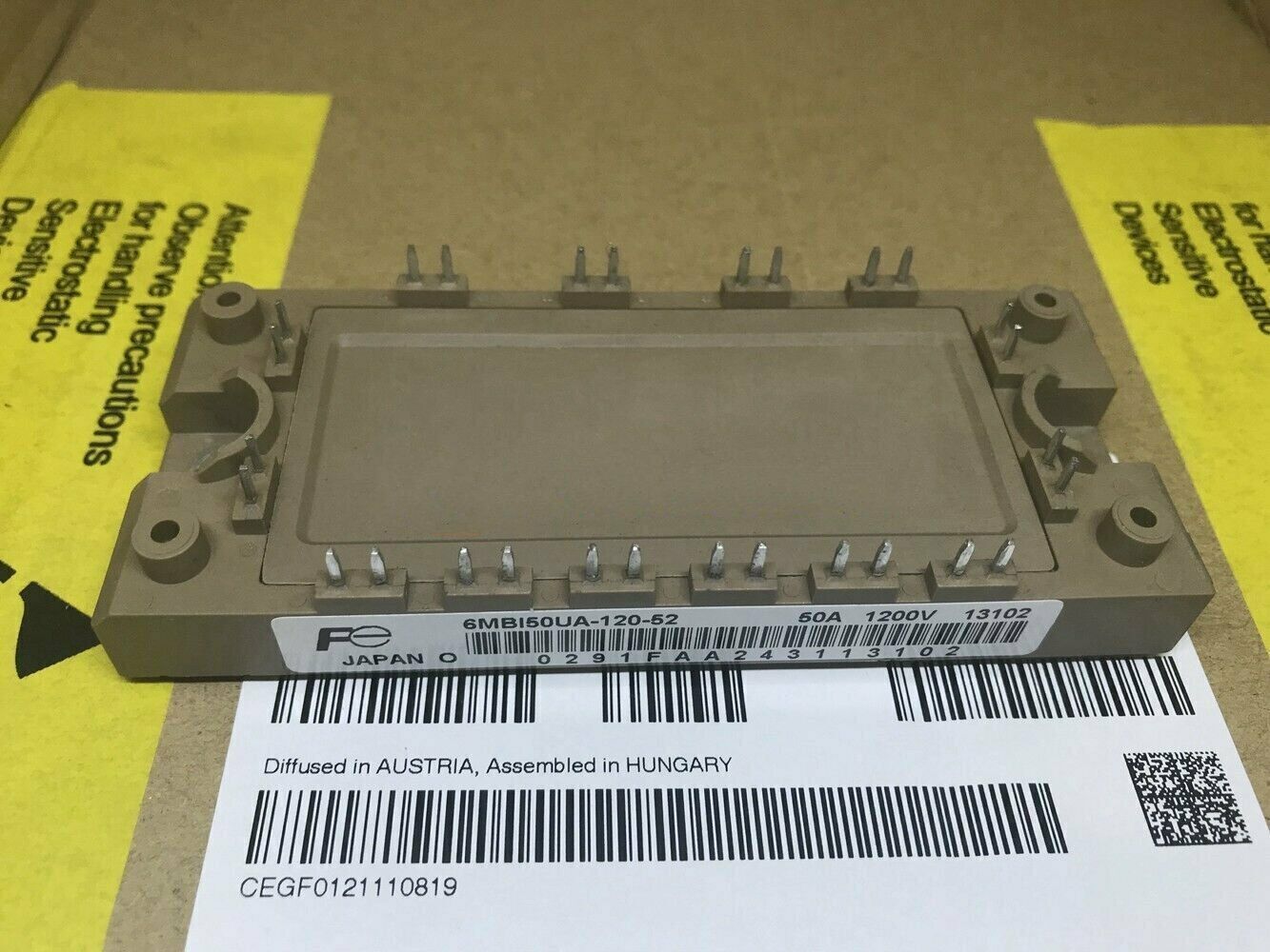 6MBI50UA-120-52 Module Supply - FUJI