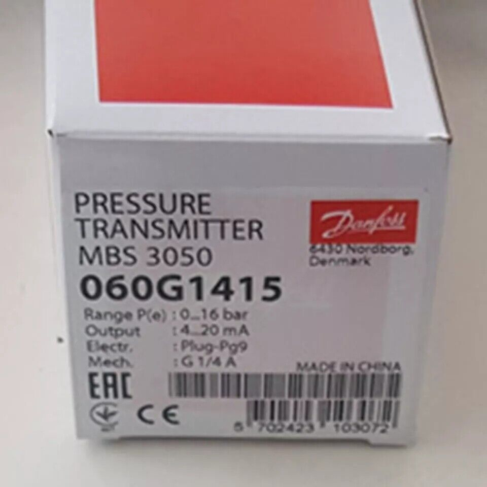 new  DANFOSS MBS3050 060G1415 Pressure Transmitter DANFOSS