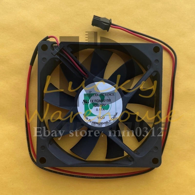 1PCS RDM8015B 8015 12V 0.17A 8CM 2-Pin Case Cooling Fan